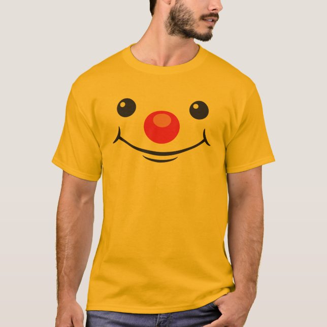 Camiseta Emoticon o nariz vermelho (Frente)