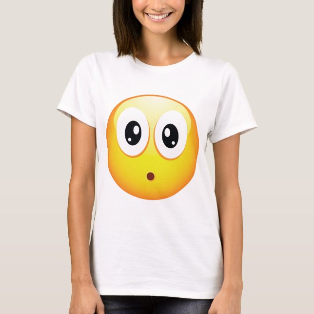 Camiseta Emoticon surpreendido (Frente)