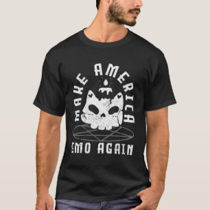 Camiseta Emoticon Torna a América Emo Novamente Estética Em