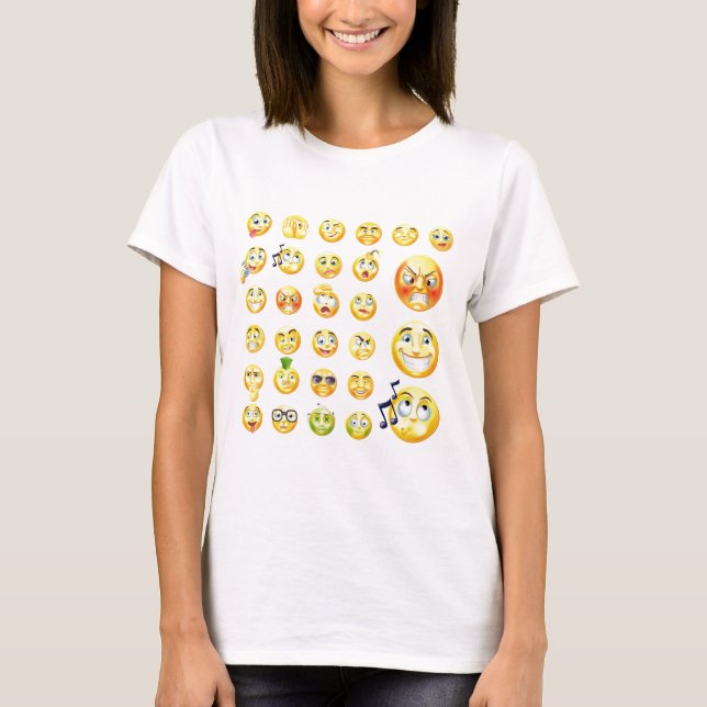 Camiseta Emoticons (Frente)