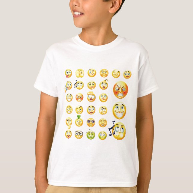 Camiseta Emoticons (Frente)
