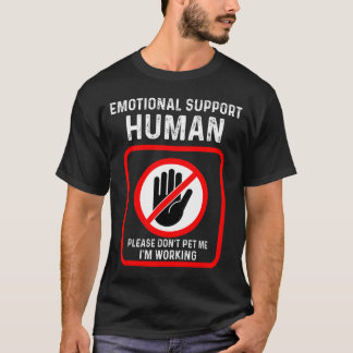 Camiseta Emotional Support Human Halloween Costume