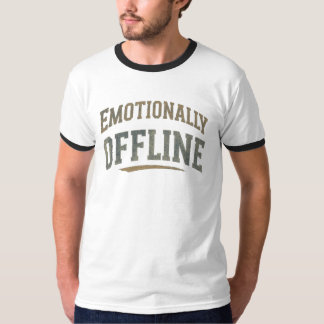 Camiseta Emotionally Offline – Vintage Minimalist