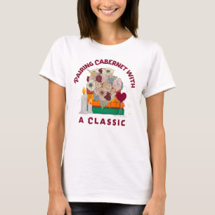 Camiseta Emparelhamento Cabernet com um clássico