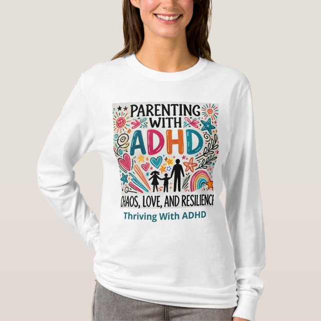 Camiseta Empenhamento com o ADHD (Frente)