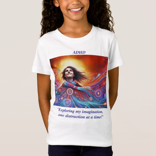Camiseta Empenho com o ADHD- (Frente)