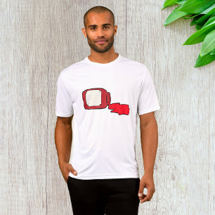 Camiseta Emperramento esmagado - Jar Vermelho Bonito