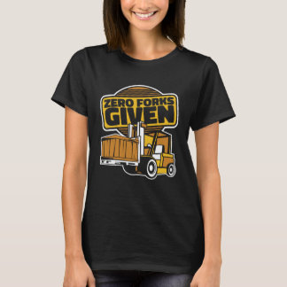 Camiseta Empilhadeira de Alcance Sem Garfos Dada O