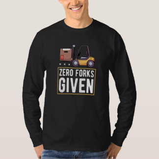 Camiseta Empilhadeira de Levantamento de Carga Sem Garfos D