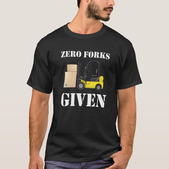 Camiseta Empilhadeira Sem Garfos Dados   (Frente)