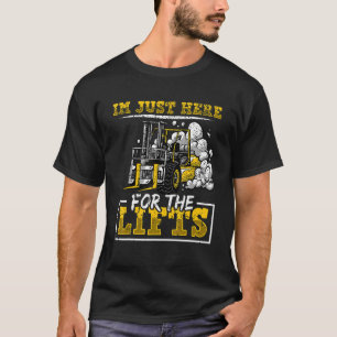 Camiseta Empilhador de empilhador de garfo certificado 4