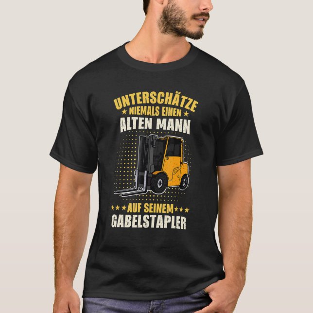 Camiseta Empilhador de Palete Logistician Dizendo 8 (Frente)