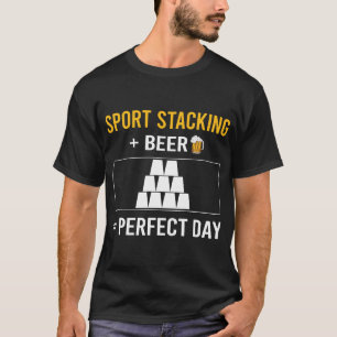 Camiseta Empilhamento Esportivo Copos Empilhamento Copos de