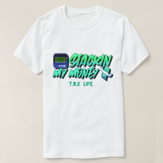 CAMISETA EMPILHANDO MEU DINHEIRO T.R.K VIDA BASIC FIT CAMIS
