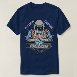 Camiseta Empilhar O Soldador De Construção De Soldadura