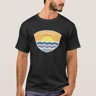 Camiseta Empire Beach Michigan MI Sunset Vacage Souvenir