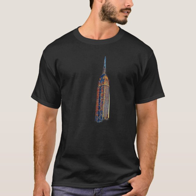 Camiseta Empire State Building New York 9 (Frente)