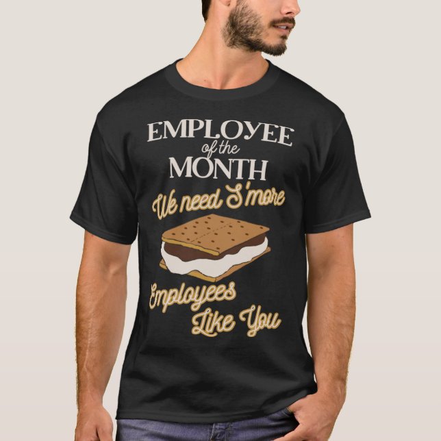 Camiseta Employee of the Month Smores Work Appreciation Ide (Frente)