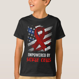 Camiseta Empoderado Pela Doença De Células Falsiformes Patr