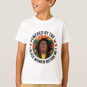 Camiseta Empoderado Pela Mulher Negra Antes de Mim História