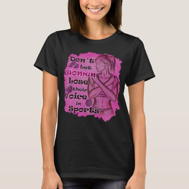 Camiseta Empoderamento das mulheres. As mulheres falam por  (Frente)
