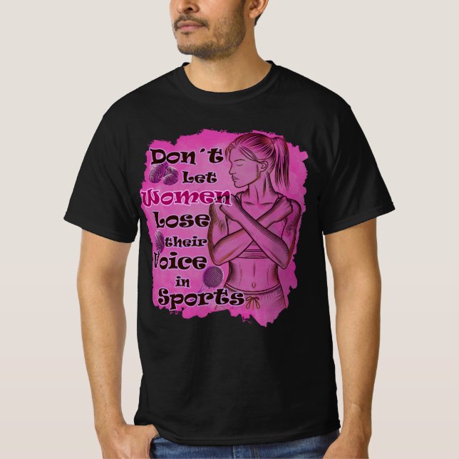 Camiseta Empoderamento das mulheres. As mulheres falam por  (Frente)