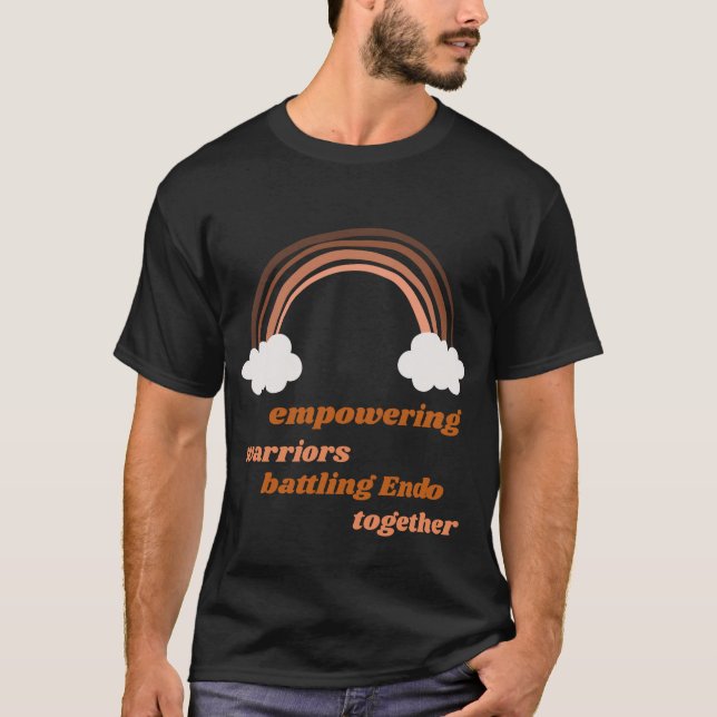 Camiseta Empoderamento de Guerreiros: Lutando Contra a Endo (Frente)