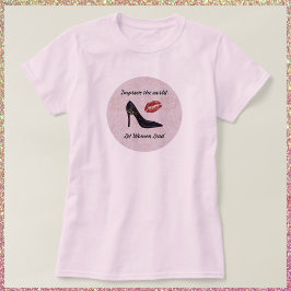 Camiseta Empoderamento De Mulheres Lideram T-shirt