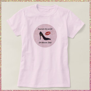 Camiseta Empoderamento De Mulheres Lideram T-shirt
