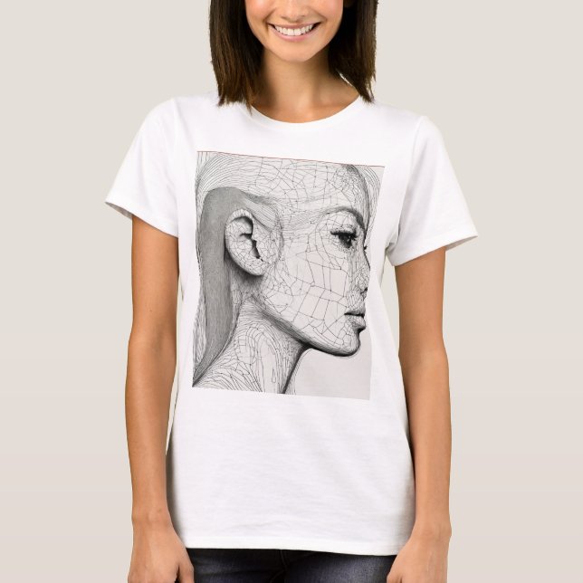 Camiseta Empoderamento na simplicidade - Camisa-T de mulher (Frente)