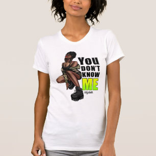 Camiseta Empoderando a Diva Negra com Confiança Ousada