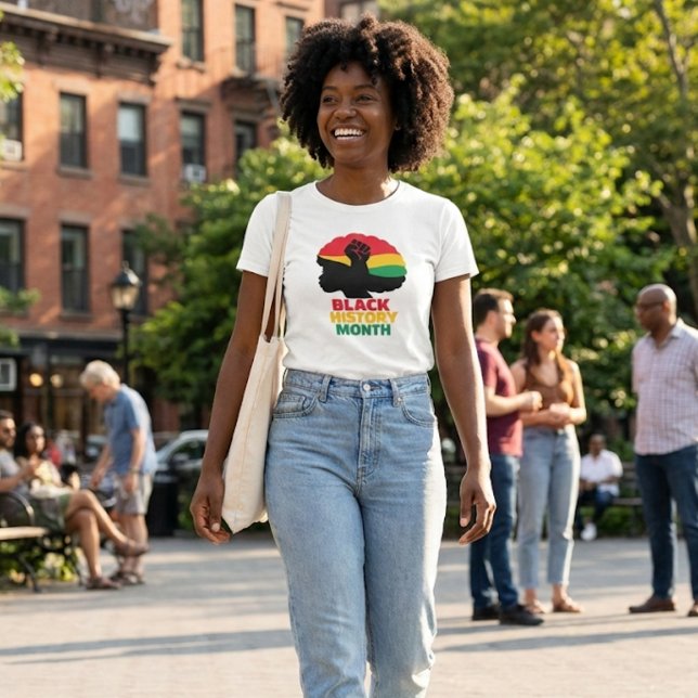 Camiseta Empoderando a Mulher Afro (Empowering Afro Woman )