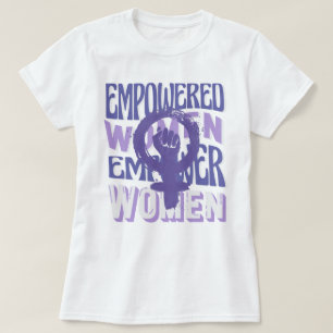 Camiseta Empoderar Mulheres, Símbolo das Mulheres Dia Inter