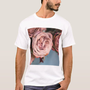 Camiseta empoeirado-rosa