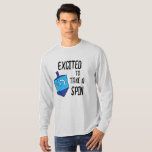 Camiseta "Empolgada" Dreidel Long Sleeve<br><div class="desc">"Empolgada" Dreidel Long Sleeve T Shirt</div>