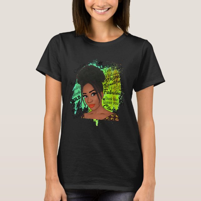 Camiseta Empowered Black Women (Frente)
