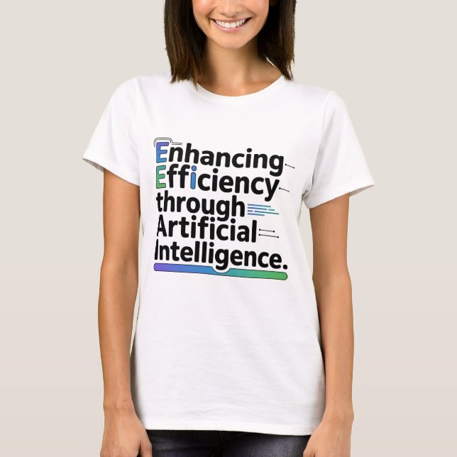 Camiseta "Empowering AI Efficiency T-Shirt | Tech Team (Frente)