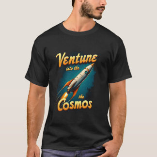 Camiseta Empreenda-se no foguete Cosmos - Acelerador de Esp