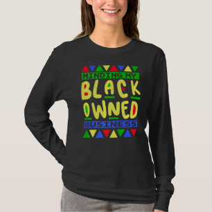 Camiseta Empreendedor Empresário A Pensar No Meu Bu Negro