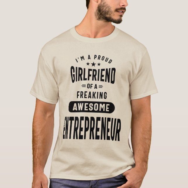 Camiseta Empreendedor Presente Profissão De Cargo Engraçado (Frente)