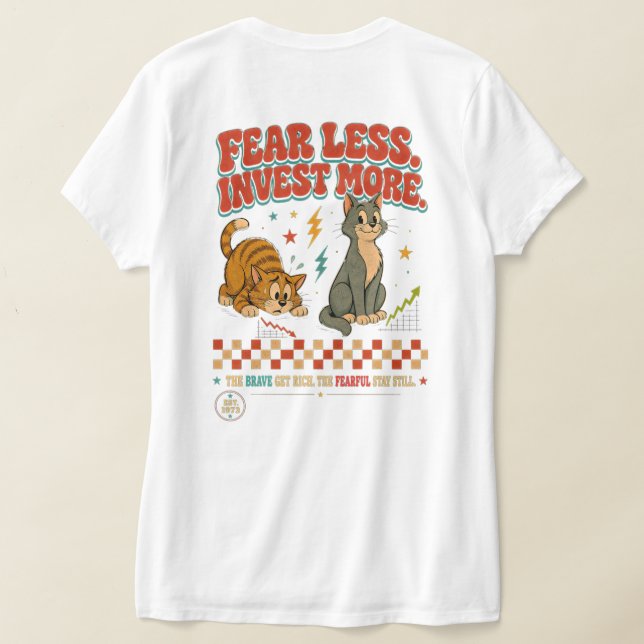 Camiseta Empreendedora Destemida Dinheiro Chefe Babe para M (Postura das costas)