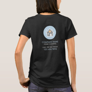 Camiseta Empregada Doméstica Limpeza Profissional Preta