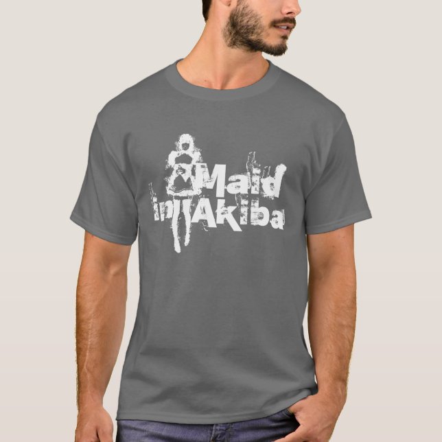 Camiseta Empregada doméstica no t-shirt escuro básico de (Frente)