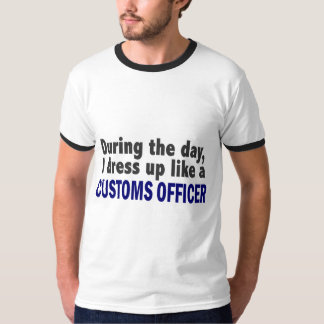 Camiseta Empregado da alfândega durante o dia