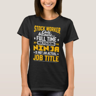 Camiseta Empregado de Ações Cargo Título do Estoque Emprega