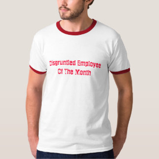 Camiseta Empregado desapontado do mês