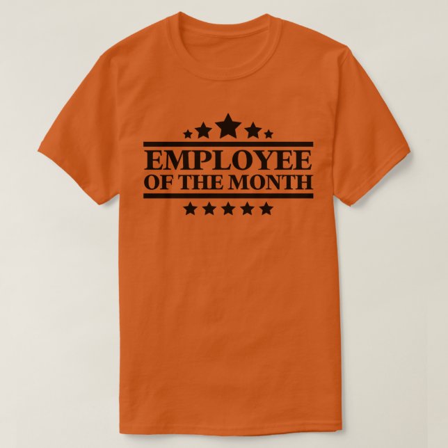 Camiseta Empregado do mês 11 (Frente do Design)