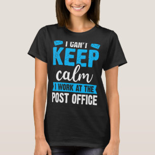 Camiseta Empregado Postal Não Consigo Manter Carri de Corre