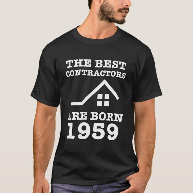 Camiseta Empregador de Construção da Casa 1959 (Frente)