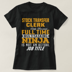 Camiseta Empregador de Transferência de Ações
